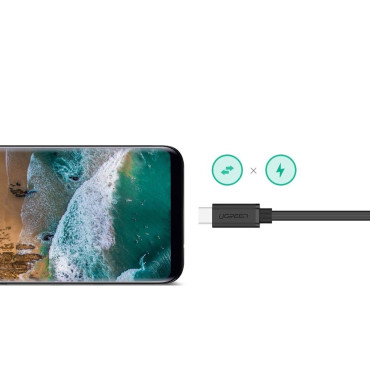 Extension cable for USB-C cable 3.1 0.5m black