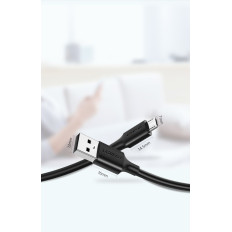 Kábel USB kábel - Micro USB 2A 1M ČIERNY