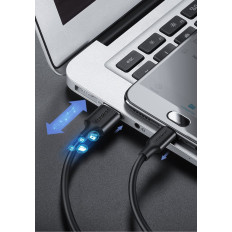 Kabel USB-kabel - Micro USB 2A 1M Svart