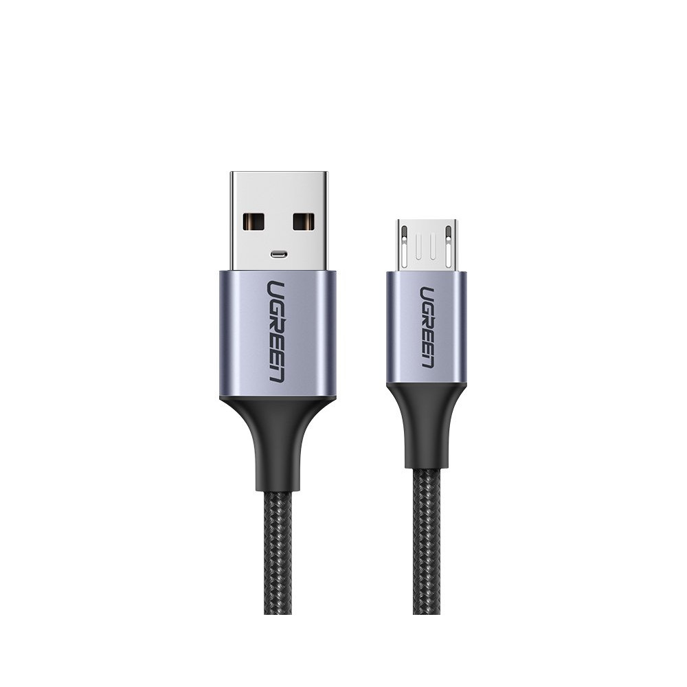 Kabel-USB-Kabel - Micro USB 1M grau