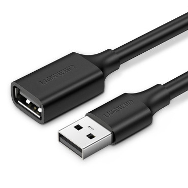 Cabo de extensão para cabo preto USB 2M