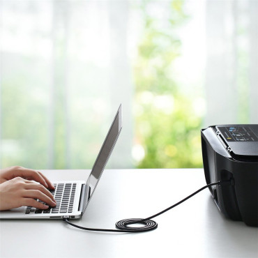 Kabel-USB-Druckerkabel - USB-Typ B 3M schwarz