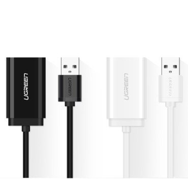 Externá zvuková karta USB adaptér - 3.5mm Mini Jack 15cm kábel čierny