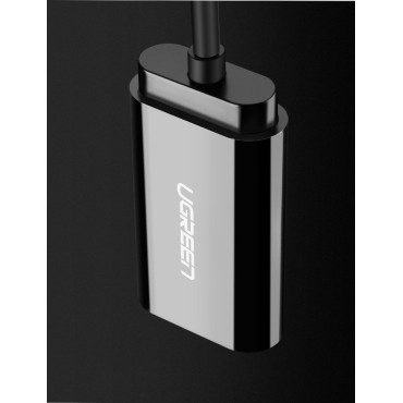 Externá zvuková karta USB adaptér - 3.5mm Mini Jack 15cm kábel čierny