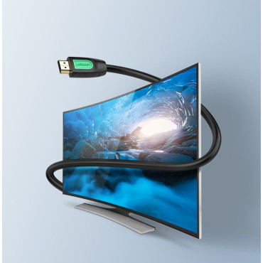 Kábel káblov HDMI 2.0 4K 60Hz 30AWG 2M čierna