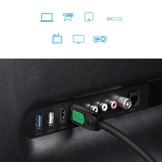 Kábel káblov HDMI 2.0 4K 60Hz 30AWG 2M čierna