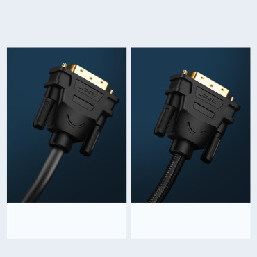 Kabel HDMI-adapterkabel - DVI 4K 60Hz 30AWG 1M svart