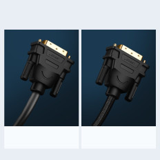 Kabel HDMI-adapterkabel - DVI 4K 60Hz 30AWG 1M svart