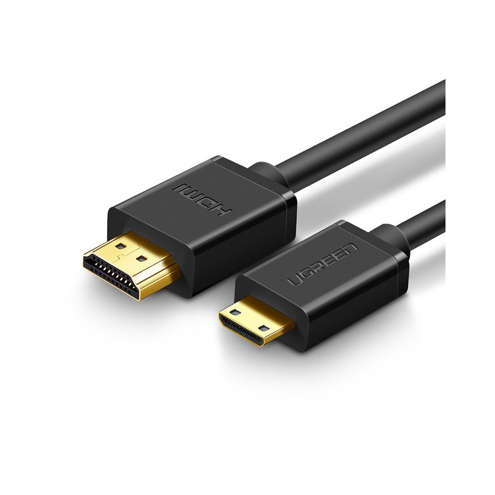 Kabel HDMI-adapterkabel - Mini HDMI 2.0V 4K 60Hz 30AWG 1.5m svart