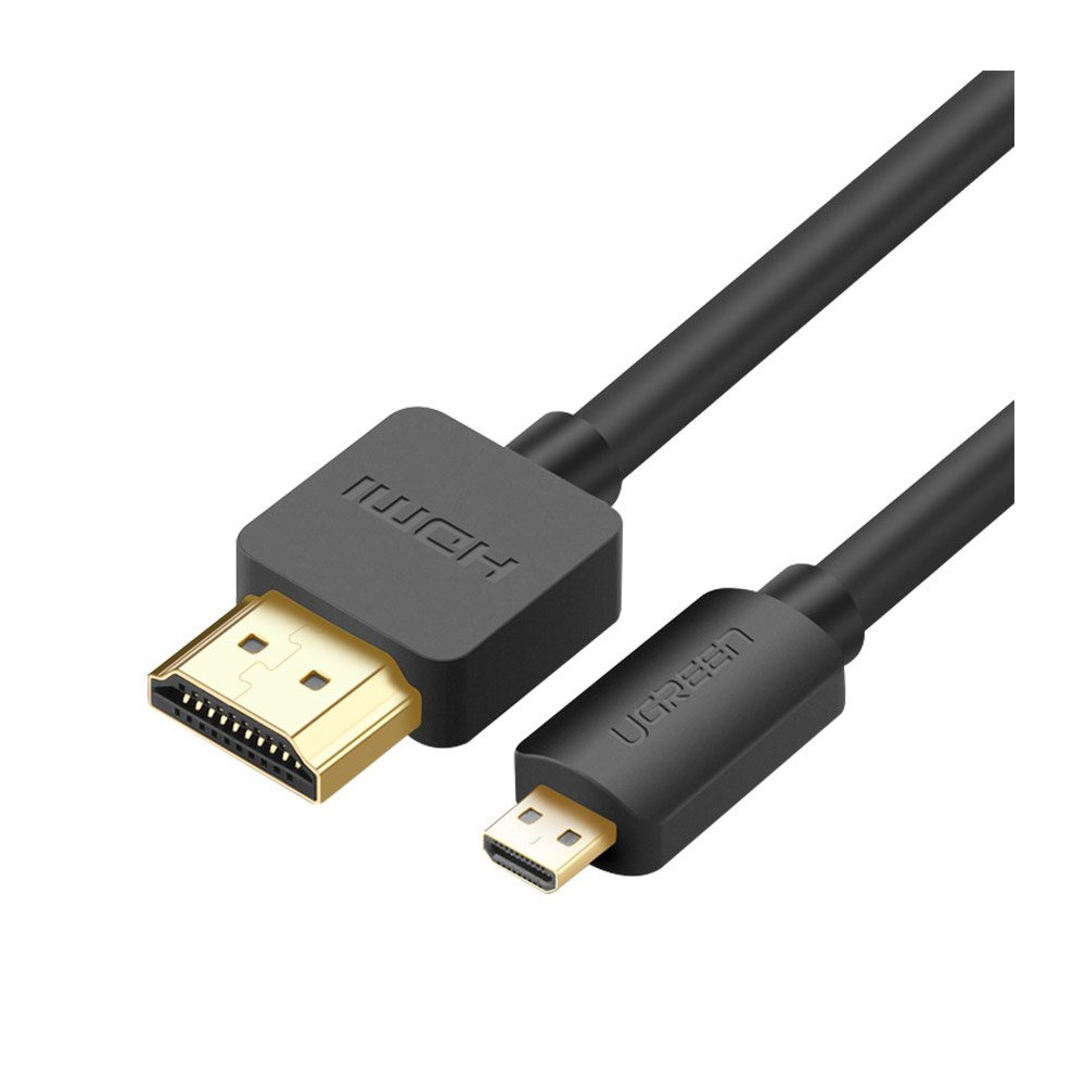 Kabel HDMI Adapter Kabel - Micro HDMI 2.0V 4K 60Hz 30Awg 1.5m svart