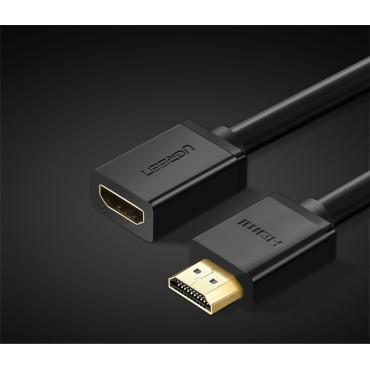 Predlžovací kábel pre kábel HDMI 1.4V 4K 60HZ 30AWG 2M ČIERNY