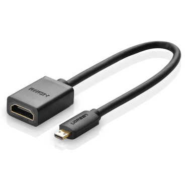 Καλώδιο προσαρμογέα καλωδίου HDMI - Micro HDMI 20cm Μαύρο