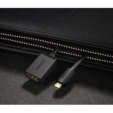 Kabel HDMI Adapterkabel - Micro HDMI 20cm Svart
