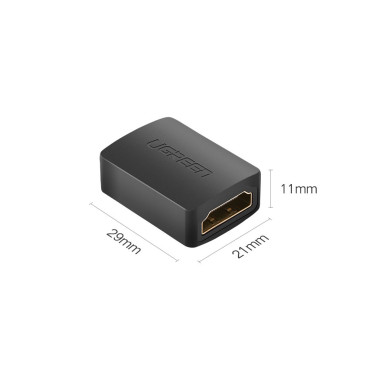 Adapter stik HDMI Kabel stikkabel stik sort Adapter stik HDMI Kabel stikkabel stik sort