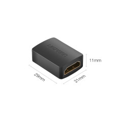 Conector do conector do conector do cabo do adaptador preto conector preto