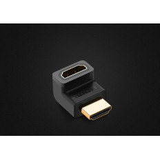 HDMI kabelio kabelio kampo kištuko jungtis juoda