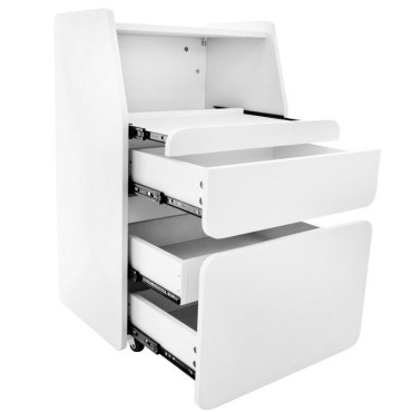 Cabinet Azzurro Midi 970 Blanc + — vue latérale
