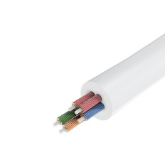 Razdelilnik slušalk 3.5mm Mini Jack Aux + stereo mikrofon 20cm srebro
