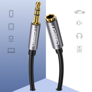 Príloha kábla kábla Kábel AUX 3.5mm Mini Jack 3M Silver