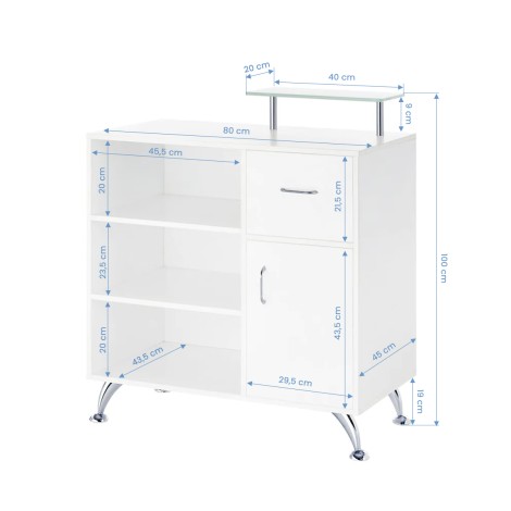 Gabbiano recepciós pult q-0833 — elölnézet