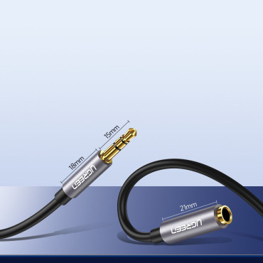 Príloha kábla kábla Kábel AUX 3.5mm Mini Jack 3M Silver
