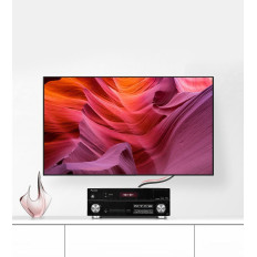 Kábel Stereo Audio Video kábel 2 RCA 2X CINCH 5M GRAY