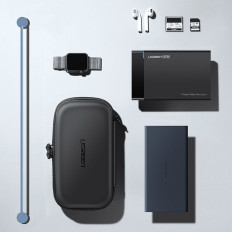 HDD-harddiskveske og GSM-tilbehør 16.5x9.5x4.5cm svart