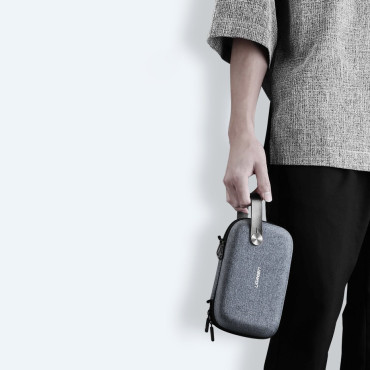 Caso de disco duro HDD y accesorios GSM 18x9.5x5.5cm negro