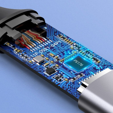 Adapter Adapter Adapter för HDMI 2,0 4K 60Hz Thunderbolt 3 Grå