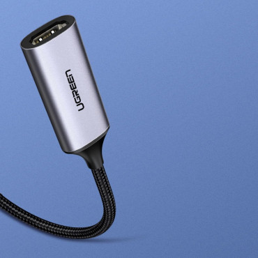 Adapterio adapterio adapteris HDMI 2.0 4K 60Hz Thunderbolt 3 Gray