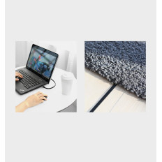 Cable PatchCord Cable PLATE Cable de red UTP RJ45 CAT 6 1000Mbps 2M Negro