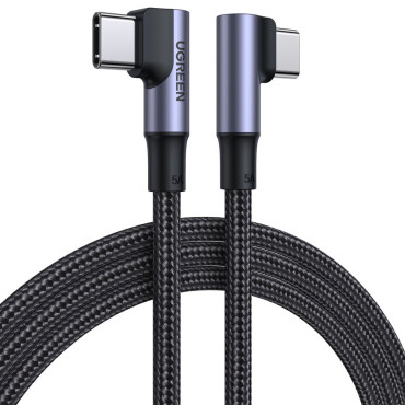 Vinklet kabeltråd i USB-C...