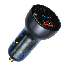 USB USB -C 65W 5A SCP QC PDS SCP SCP SCP SCP + USB-C SCH-C kábel LCD