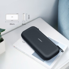 Case boks på Nintendo switch og tilbehør 26x12x4cm sort