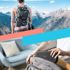 Case box on Nintendo Switch and accessories 26x12x4cm black