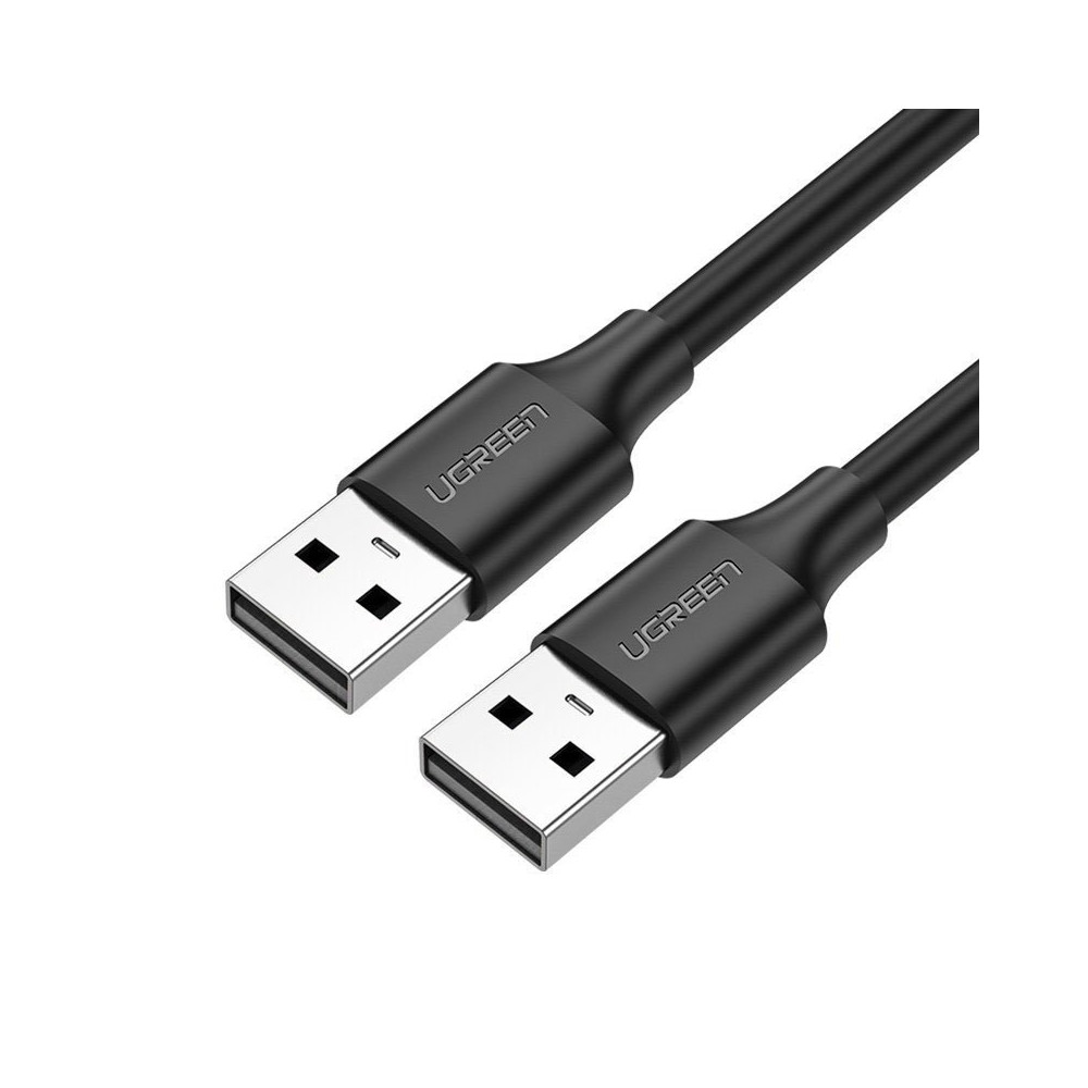 Cable USB 2.0 Male 2m negro alambre