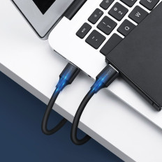 Cable USB 2.0 Male 2m negro alambre