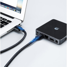 Cable USB 2.0 Male 2m negro alambre