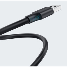 Cable USB 2.0 Male 2m negro alambre