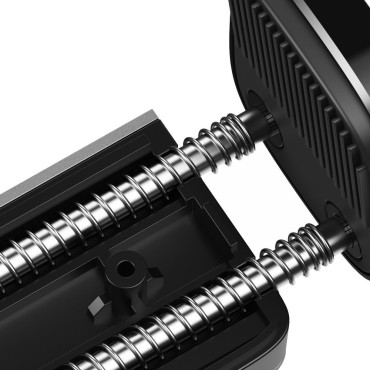 Poignée de voiture au téléphone pour une grille de soufflage noir