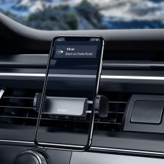 Ručka za automobil na telefonu za crnu rešetku