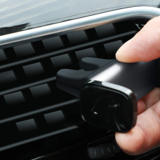 Ručka za automobil na telefonu za crnu rešetku