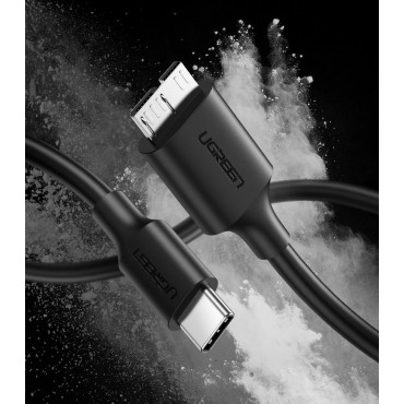 USB-C kábel - Micro USB-B SuperSpeed 3,0 1 M Čierna