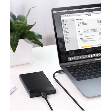 USB-C kabel - mikro usb-B SuperSpeed 3,0 1m černá