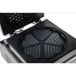 Waffle e Waffle cobertos com waffles de teflon. Rosettes. 21cm