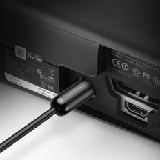 Kaapeli Optinen kaapeli Audio Digital FiBere Toslink SPDIF 1.5m harmaa