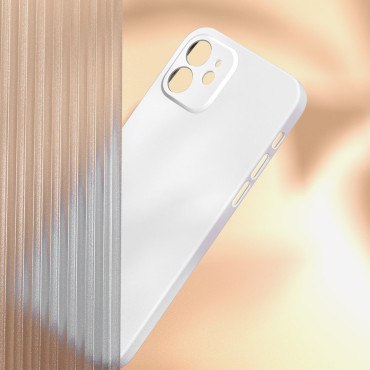 Flexibel gelfodral för iPhone 12 Pro Max flytande silikagelfall Röd
