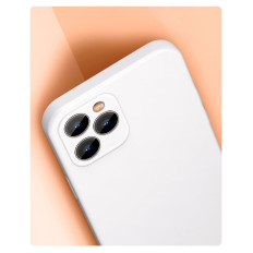 Joustava geeli-kotelo iPhone 12 Pro MAX Nestemäinen silikageeli-kotelo punainen