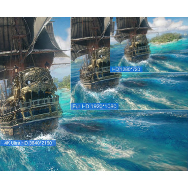 Καλώδιο καλώδιο HDMI 4K 30Hz 3D 10m Μαύρο