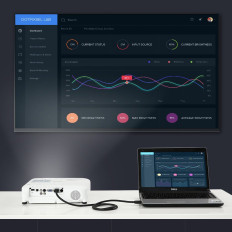 Cable HDMI cable 4k 30Hz 3D 10M negro